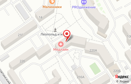 Медицинский центр Медлайн на Аскизской улице на карте