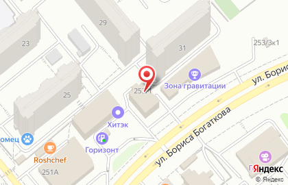 Магазин автотоваров ВАЗ, ГАЗ, Ока на улице Бориса Богаткова на карте