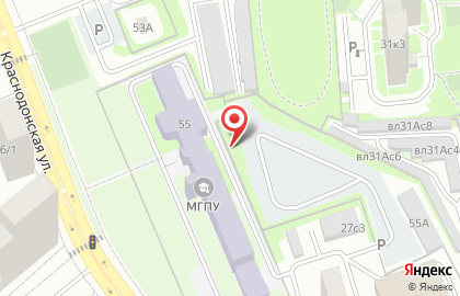 Московский Городской Педагогический Университет (мгпу) Технологии Предпринимательства Факультет на карте
