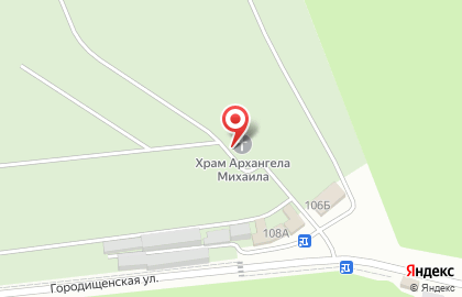 Храм Архангела Михаила на кладбище на карте