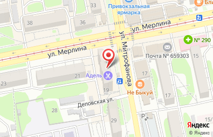 Ювелирный салон Сапфир на улице Петра Мерлина на карте