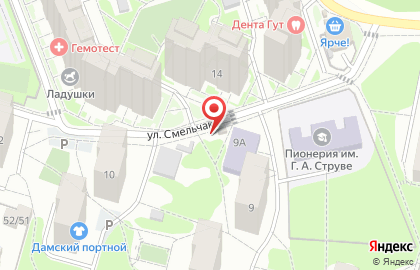 Киоск по продаже овощей и фруктов, г. Железнодорожный в Железнодорожном на карте