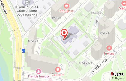 Яброкер на Дмитровском шоссе на карте