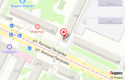 Имидж-студия на улице Антона Петрова на карте