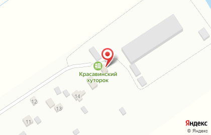 Красавинский хуторок на карте