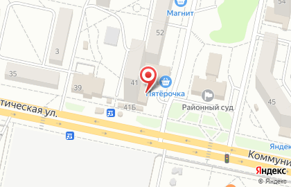 Волго-Камский банк на Коммунистической улице на карте