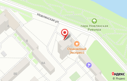 Магазин хозтоваров Мастер на Новлянской улице на карте