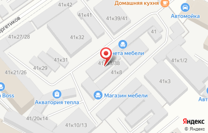 Мебельная фирма на улице Архитектора Свиязева на карте