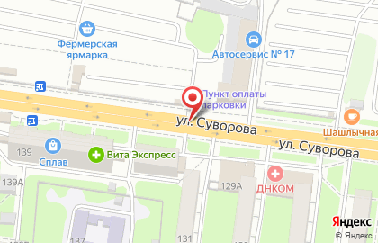 “ГЛАВКОМ” центр недвижимости на улице Суворова на карте