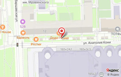 Магазин овощей и фруктов в Московском районе на карте