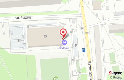 Фитнес-клуб Актив в Октябрьском районе на карте