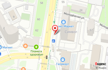 Продуктовый магазин в Перми на карте