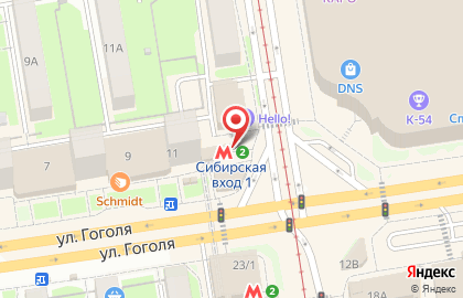 Банкомат ВТБ в Новосибирске на карте