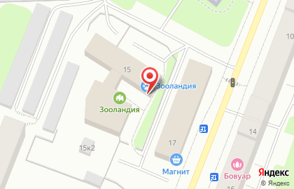 Зверинец Зооландия на карте