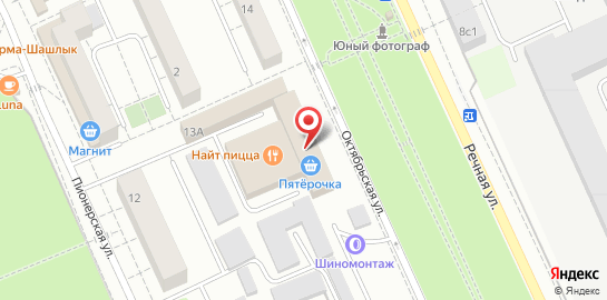 Сервисная компания Технобыт на Октябрьской улице на карте