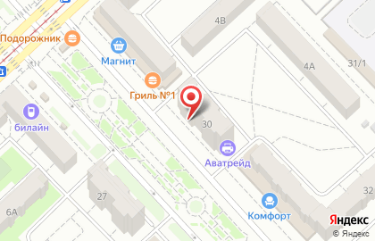 Магазин Сладкоежка на улице Патриотов на карте