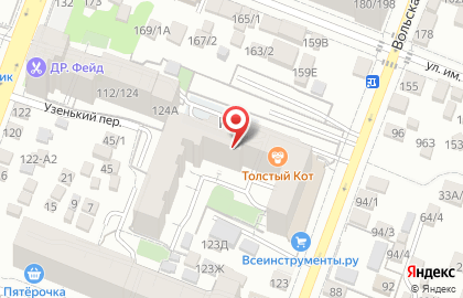 Автостоянка в Саратове на карте