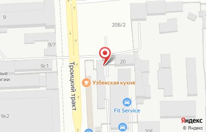 Интернет-магазин Инструменты74.рф на Троицком тракте на карте