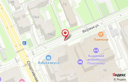 Деликатесная лавка Белуга на Крестовском острове на карте