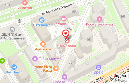 Строительная компания ПанорамаДом в Нижегородском районе на карте