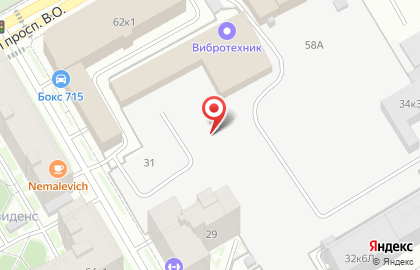 Торговая компания Европа в Васильевском на карте