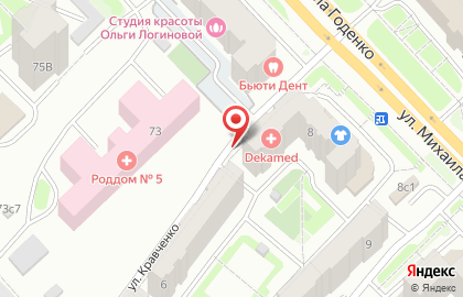 Магазин Добрый в Октябрьском районе на карте