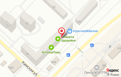 Бережная аптека в Перми на карте