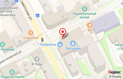 Сеть закусочных Milana на Коммунистической улице на карте