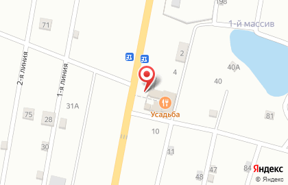 Петровская Усадьба на 1-й улице на карте