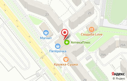 Сеть супермаркетов Пятерочка на улице Салавата Юлаева на карте