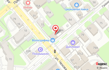 Магазин автозапчастей для иномарок АвтоМикс на улице Чехова на карте
