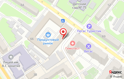 Торговая фирма на Петровской улице на карте