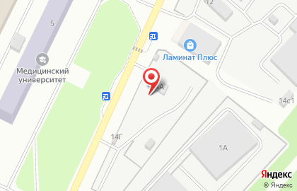 Центр авторазбора и продажи автозапчастей в Дзержинском районе на карте