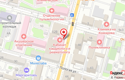 Поликлиника, Приморская краевая клиническая больница №1 на карте