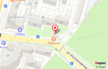 Дзюдо на улице Космонавтов на карте