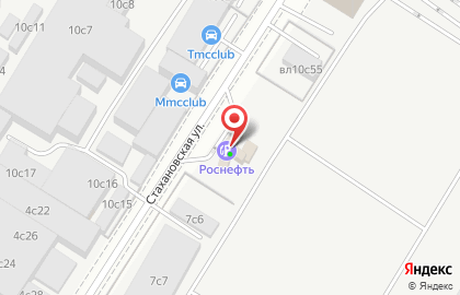 Технический центр Роснефть на метро Кузьминки на карте