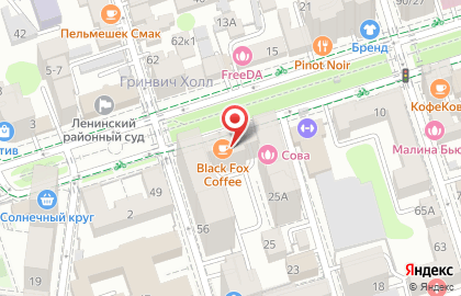 Black Fox Coffee на Пушкинской улице на карте