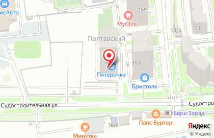 Клининговая компания Клинтек на Судостроительной улице на карте