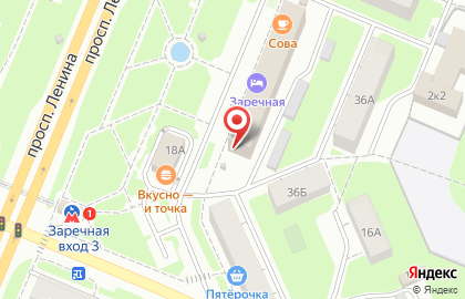 Газета Футбол-Хоккей НН на проспекте Ленина на карте