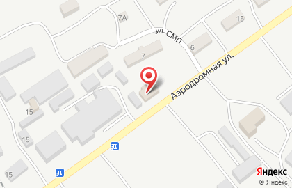 Продуктовый магазин Каравай, продуктовый магазин на Аэродромной улице на карте