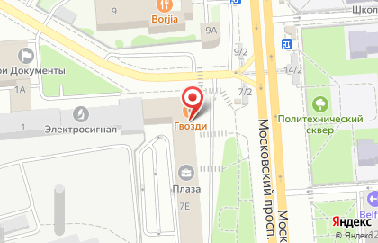 Кафе-паб Гвозди на Московском проспекте на карте