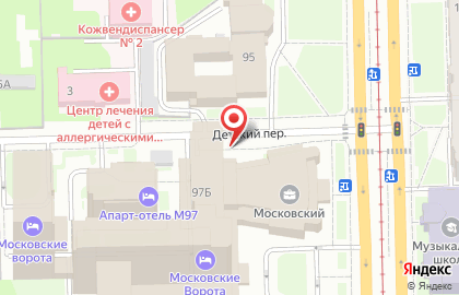 Рувд Московского Района на карте