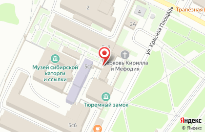 Хостел Узник на карте