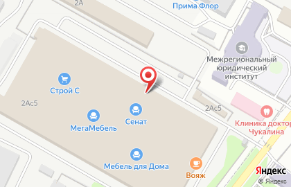 Магазин офисной мебели Фабрикант-Саратов на Гвардейской улице на карте