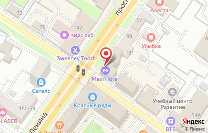 Банкомат ЮниКредит Банк на Революционном проспекте в Подольске на карте