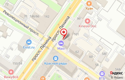 ЮниКредит Банк на Революционном проспекте в Подольске на карте