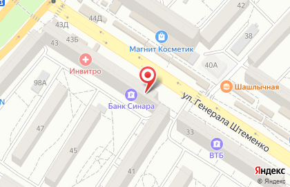 СКБ-Банк в Краснооктябрьском районе на карте