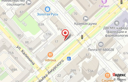 Салон цветов Анюта в Центральном районе на карте
