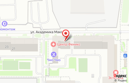 Речевой центр Три улитки на улице Академика Макеева на карте