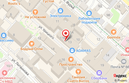 Обувная торговая сеть SanDali в Кировском районе на карте